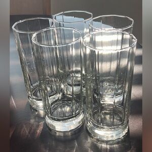 5 Tall Drink Glasses